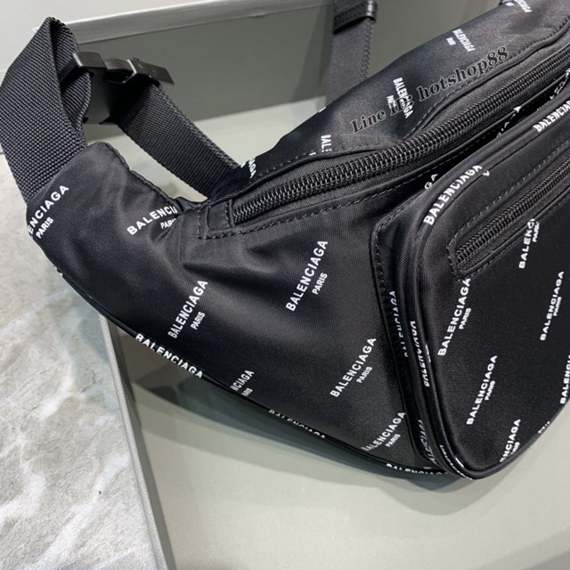 Balenciaga專櫃經典爆款男女同款腰包 巴黎世家帆布胸包腰包 fyj1687